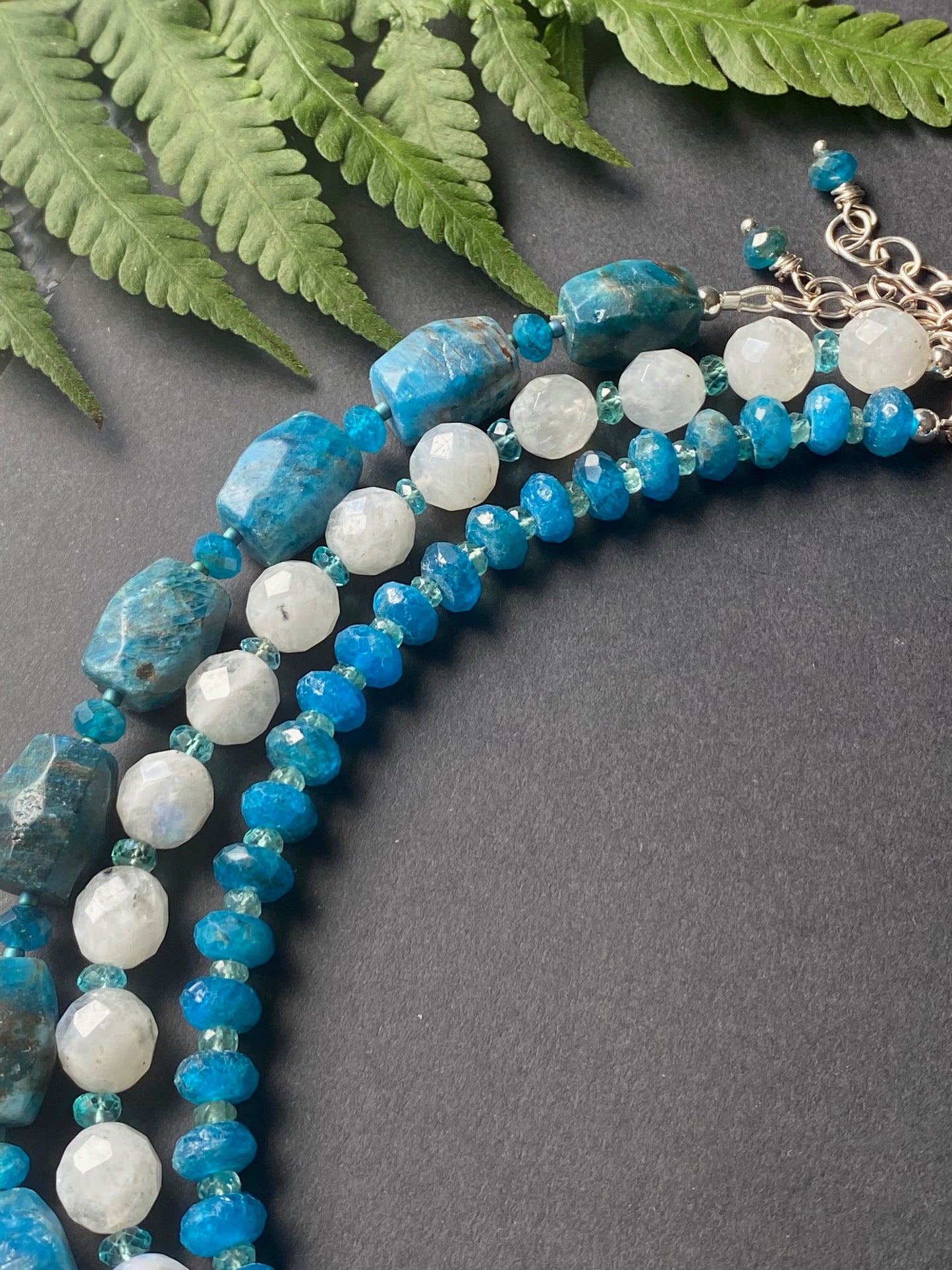 Blossom Collection Faceted Apatite Necklace