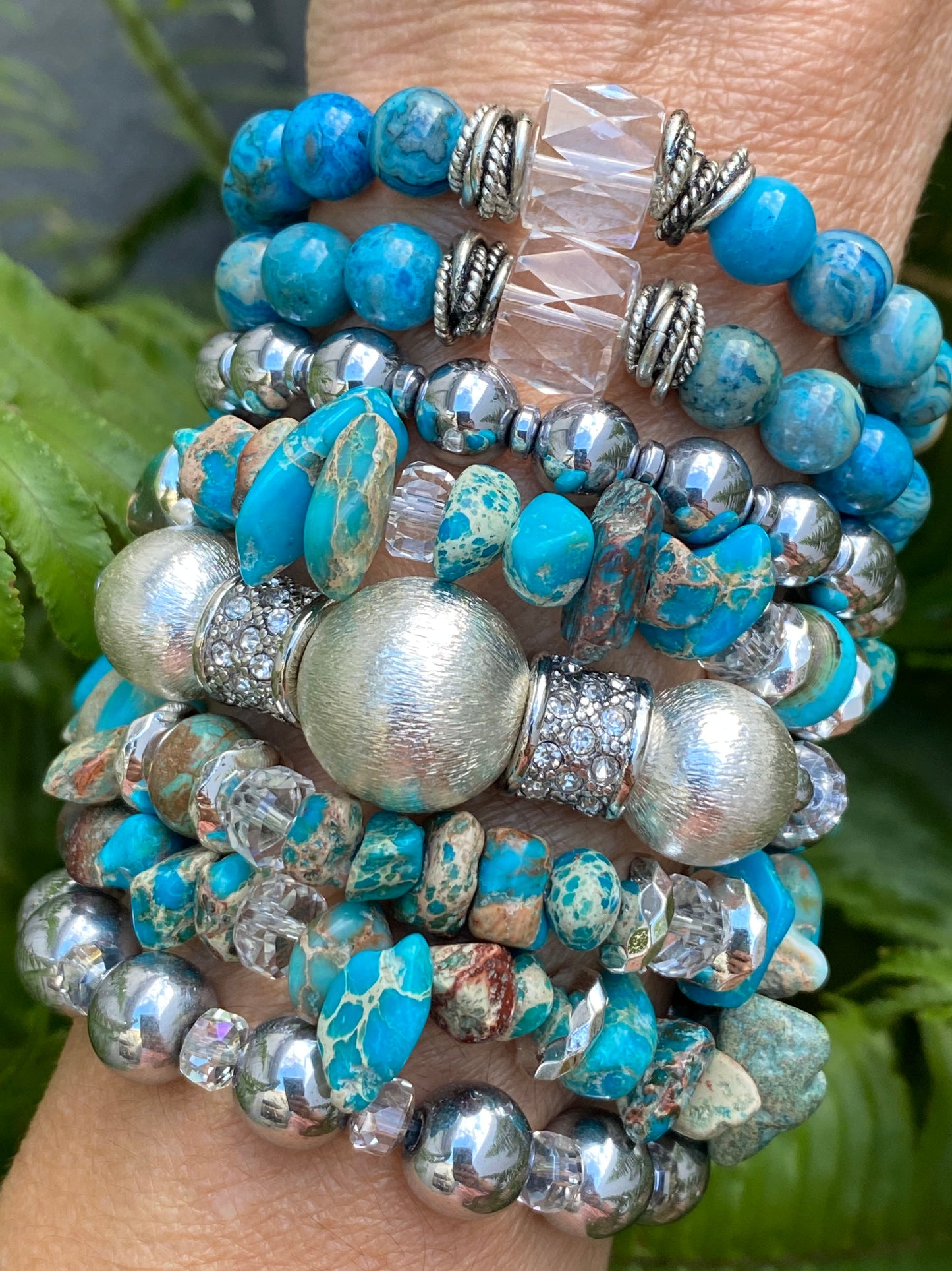 Essential Boho Collection Hematite Stacker