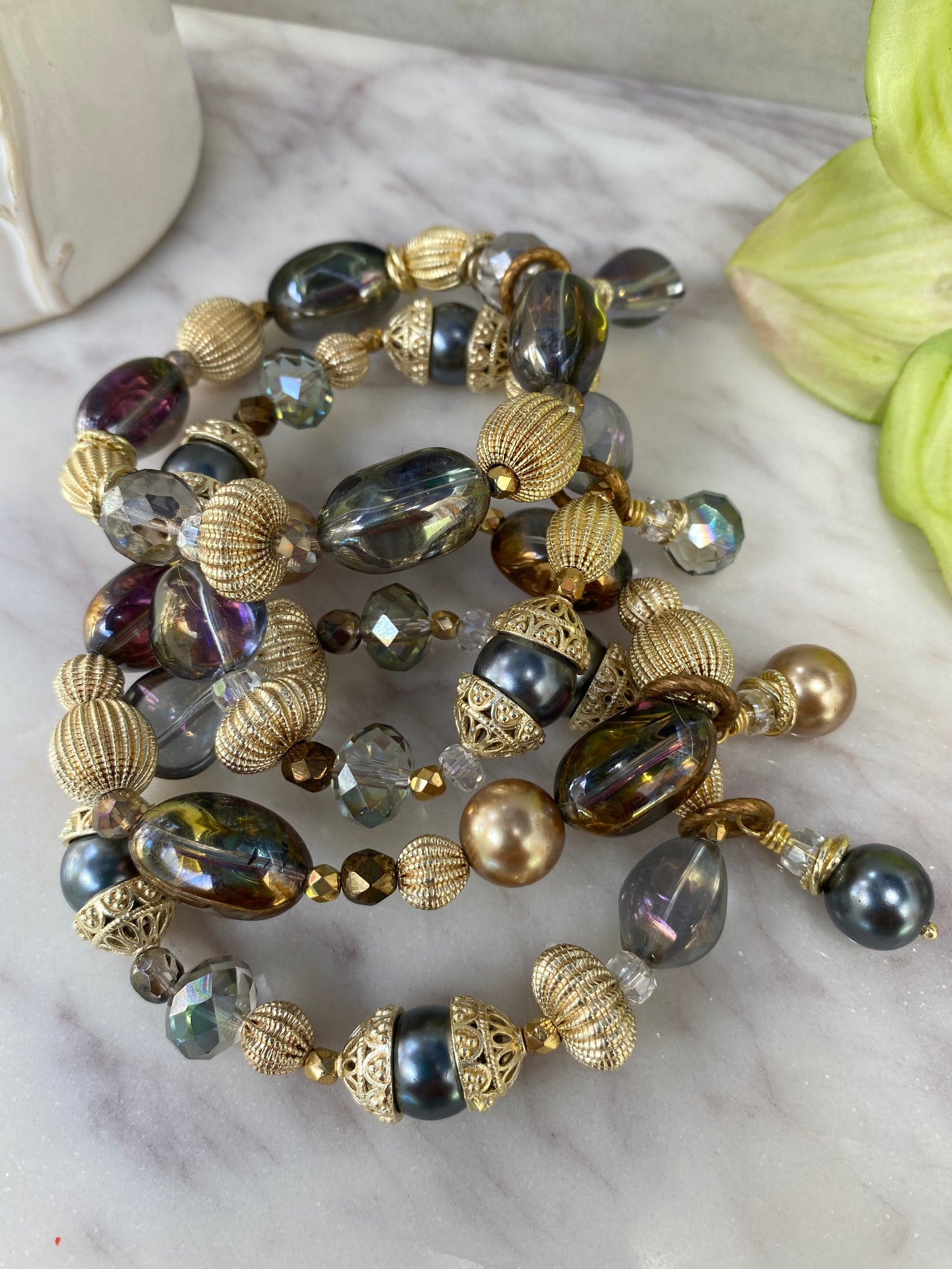 Gilded Glamour Collection Deux Stack of Four