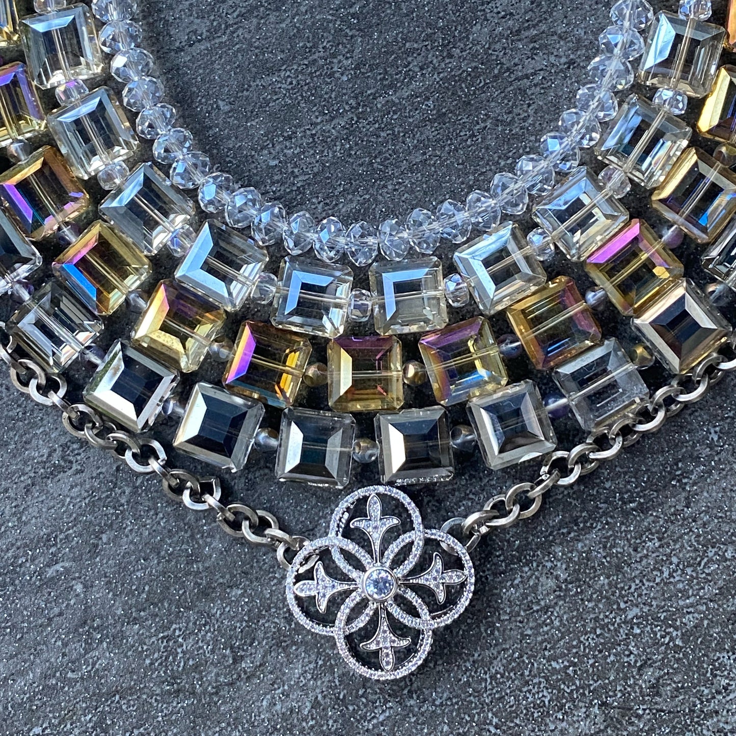 Golden Hour Holiday 2022 Layering Necklace - Ametrine Crystalene