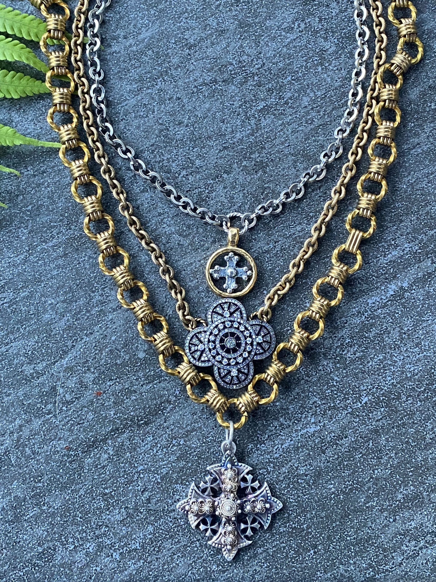 Crosses Talismans and Amulets Collection Layering Cross Necklace