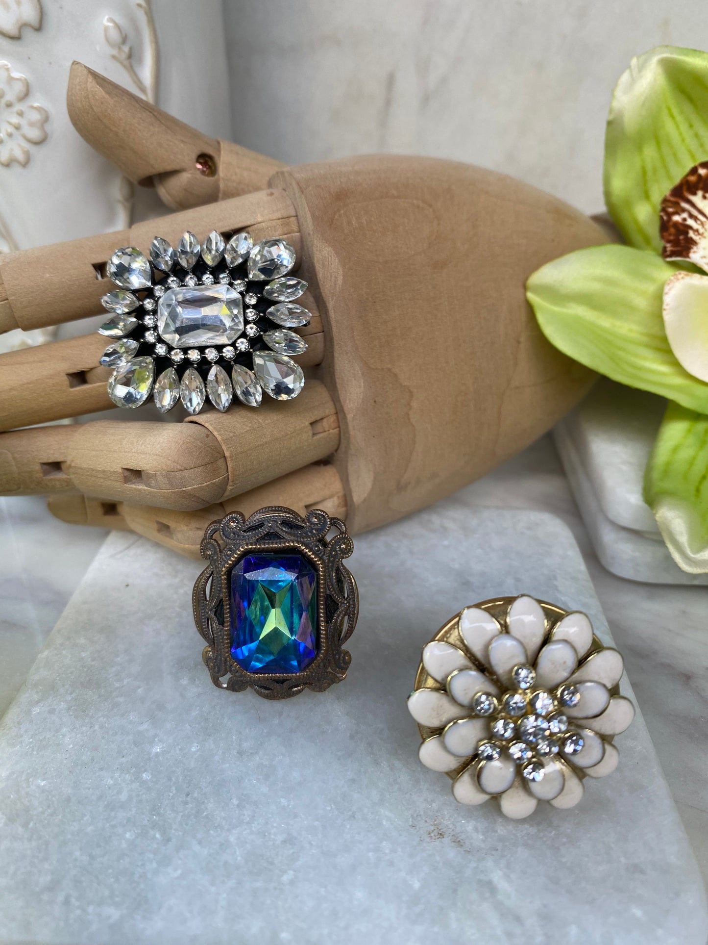 Glamour Legends Collection Statement Rings