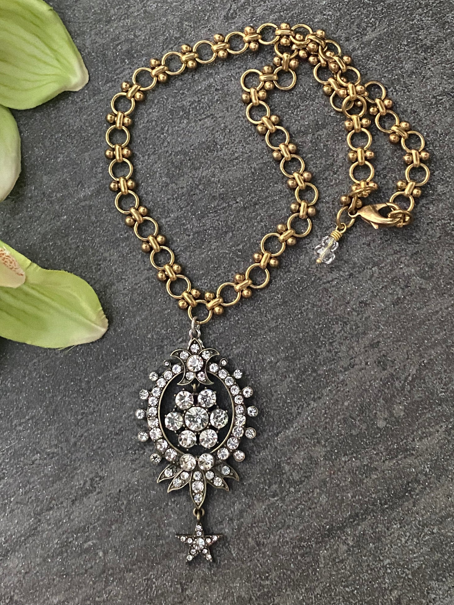 Celeste Collection Starburst Necklace