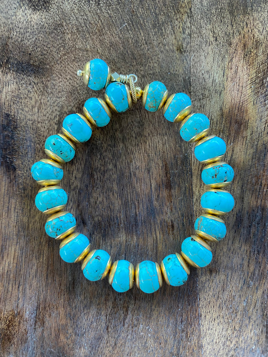Essential Boho Collection Turquoise Stacker