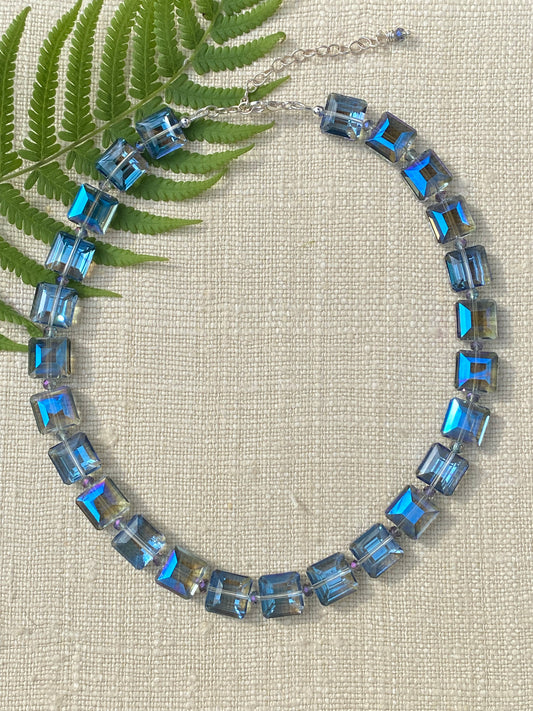 Insetto Collection Sapphire Crystalene Layering Necklace