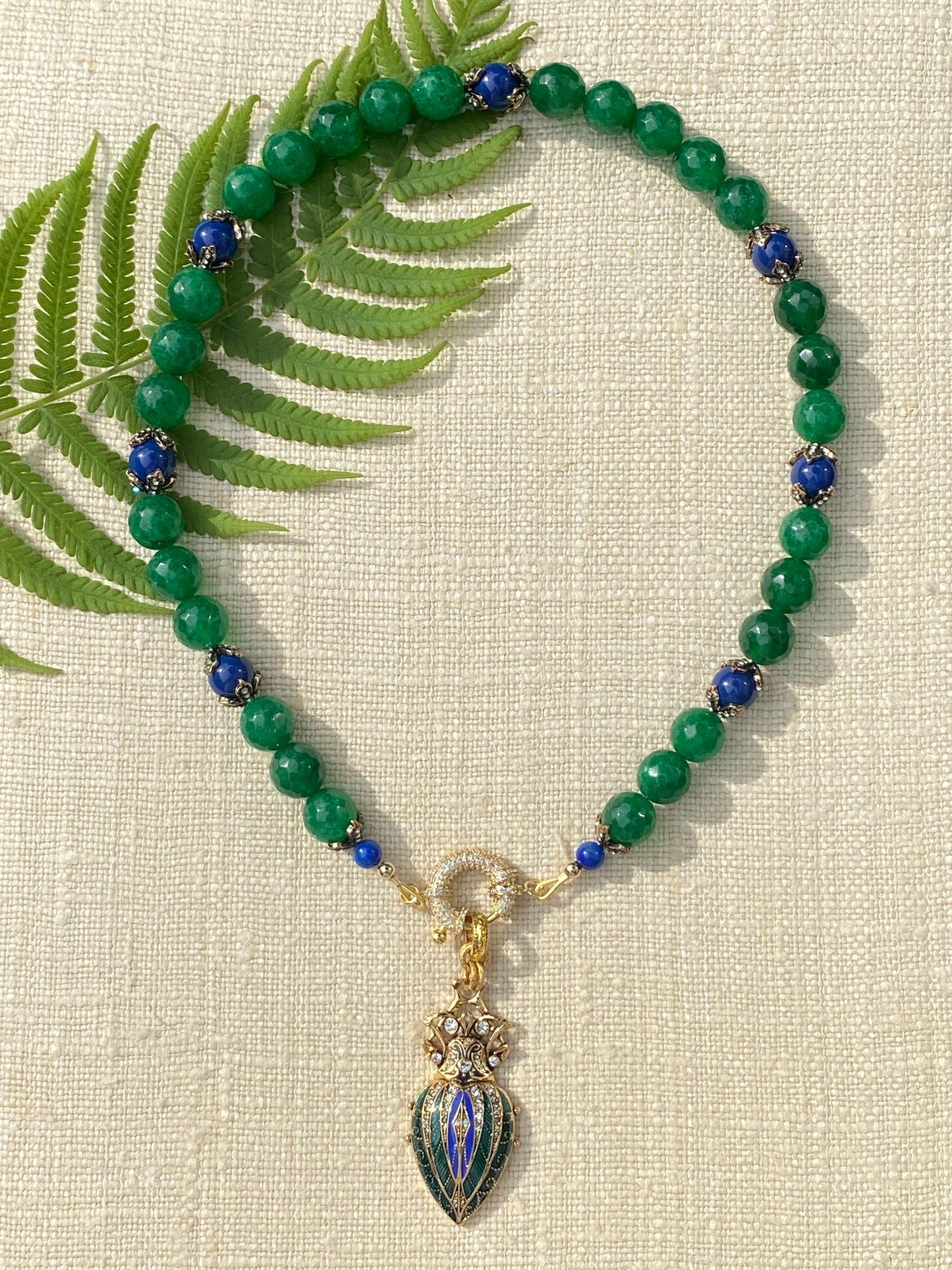 Insetto Collection Jade Necklace